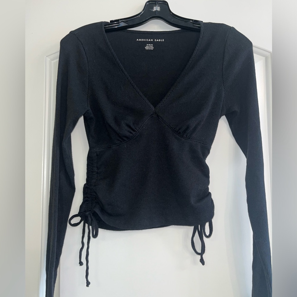 American Eagle Crop Top Long Sleeve